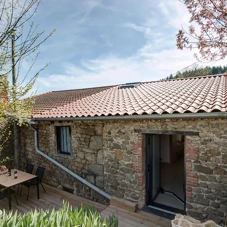 De Charme 18eme Avec Et Terrasse, St-julien-molin-molette - Fr-1-496-335 펜션 *