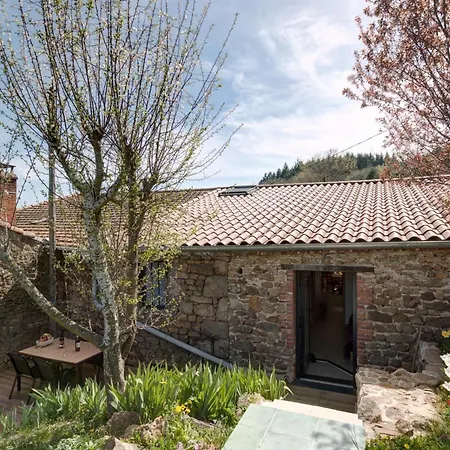 En Pierre Du 18ème Siècle Avec Vue Sur Vallée, Jacuzzi Et Terrasses - Fr-1-496-335 Séjour à la campagne Saint-Julien-Molin-Molette